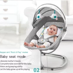 Balançoire swing Multifoncion Musical + Télécommande - Mastela