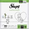 Sleepy Natural Couches Bébés Double Mini Taille 2 - (3-6kg) 84 Unités