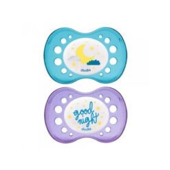 Sucettes Anatomiques 18m+ Duo Nuit Good Night - Dodie