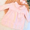 Robe Bébé Broderie et dentelle papillon