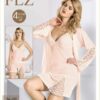 Chemise de Nuit 4 pièces haut de gamme - Rose Dowry