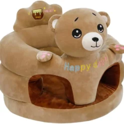 Coussins assise bébé Happy Day 6 modèles animaux ours tigre lapin singe éléphant chien peluche