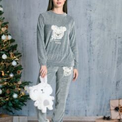 Pyjama femme deluxe ultra doux panda - Dowry