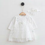 robe blanche bébé