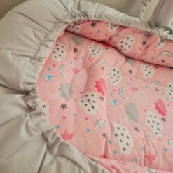 Couffin Souple avec plan incliné rose