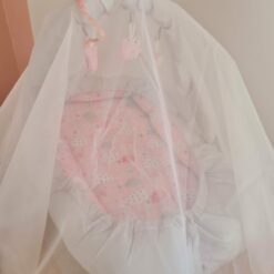 Couffin Souple avec plan incliné rose