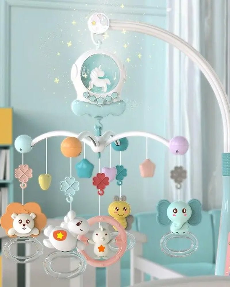 Baby mobile pour lit bébé avec lumière et musique, projecteur et