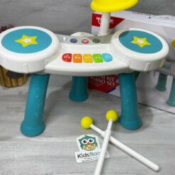 Jouet Musical Batterie et Piano Vert 18M+ - Huanger