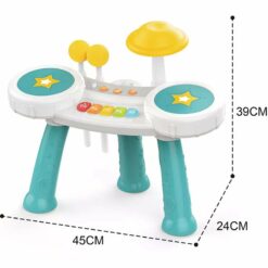 Jouet Musical Batterie et Piano Vert 18M+ - Huanger