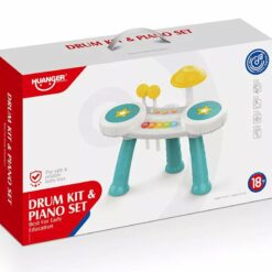 Jouet Musical Batterie et Piano Vert 18M+ - Huanger