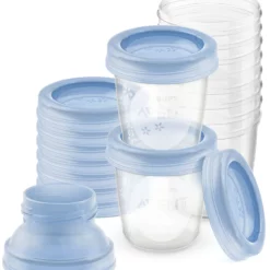 10 Pots de conservation du lait maternel - Avent-philips