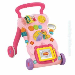 Baignoire bébé pliante beehome 14 Trotteur avec lumière et musique 6M+ - Rose- Huanger