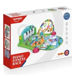 Tapis Piano d'éveil musical 3en1 Vert - Huanger