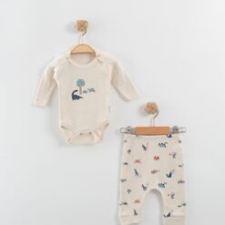 Ensemble Body & Pantalon 100% Coton Pur - motif dino