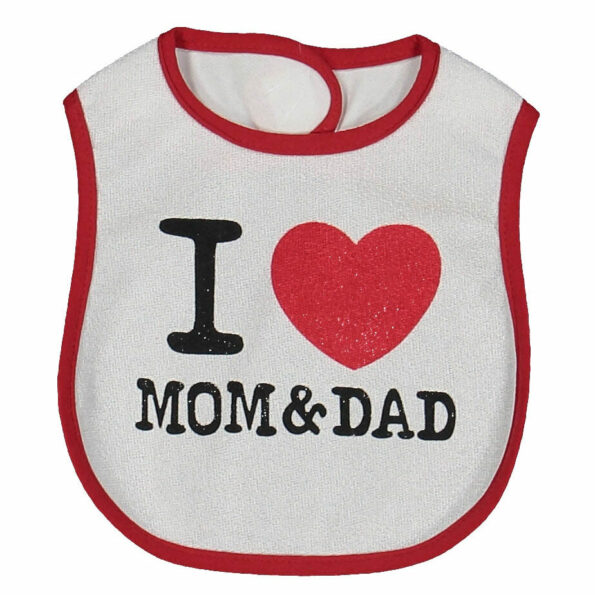 bavoir-i-love – mom and dad