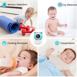 Babyphone Vidéo avec écran HD Tuya C8