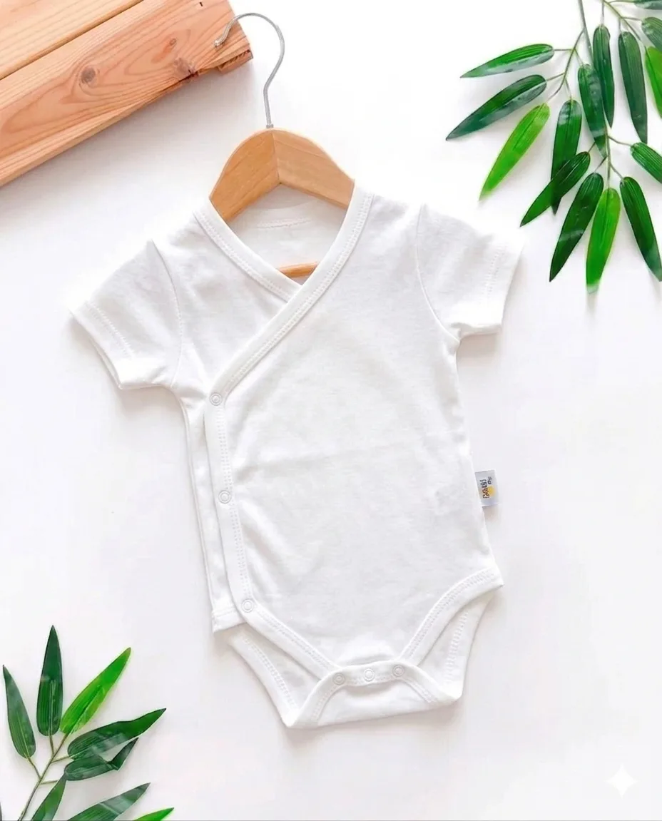 body bébé croisé 100% coton
