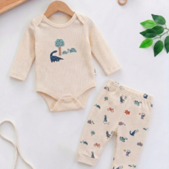 Ensemble Body & Pantalon 100% Coton Pur - motif dino