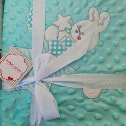 Couverture Bubble 110x140cm Aqua blue - Naf Naf