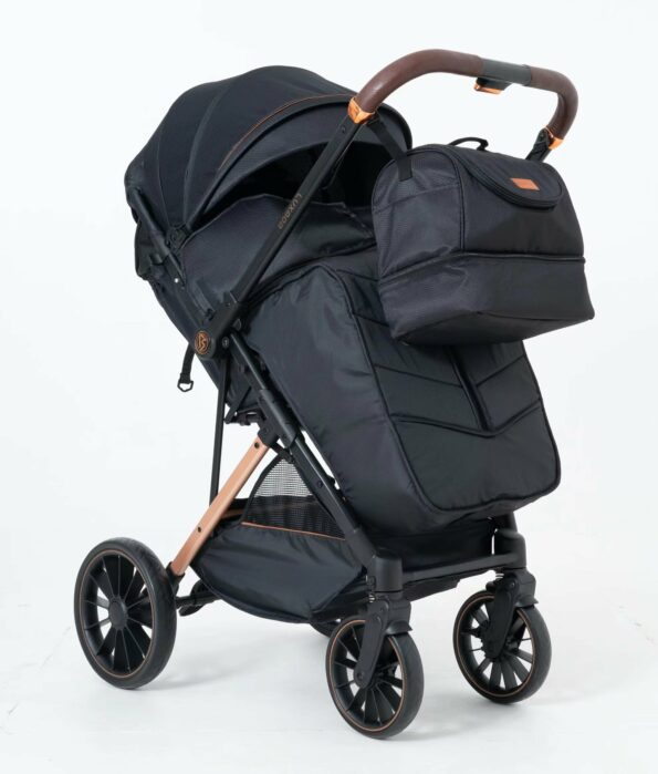 Poussette reversible avec couette