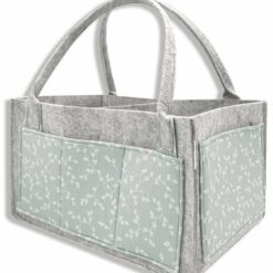 Panier à couches portable pour bébé vert - Babyjem
