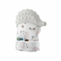 Mitaine de dentition bébé gris - Babyjem