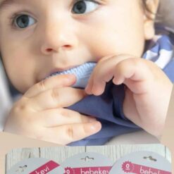 Bavoir avec anneau dentition doublé - Bebekevi