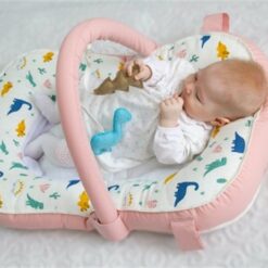 couffin de jeu 3en 1 rose - babyjem
