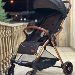 poussette valise gold black auto pliable