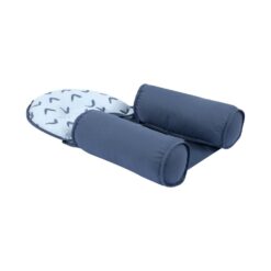 Pad coussin + 2 cales bébé motif bleu boomerang- Sevi