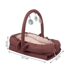 Lit couffin & plan incliné anti Reflux Bordeau - Sevi