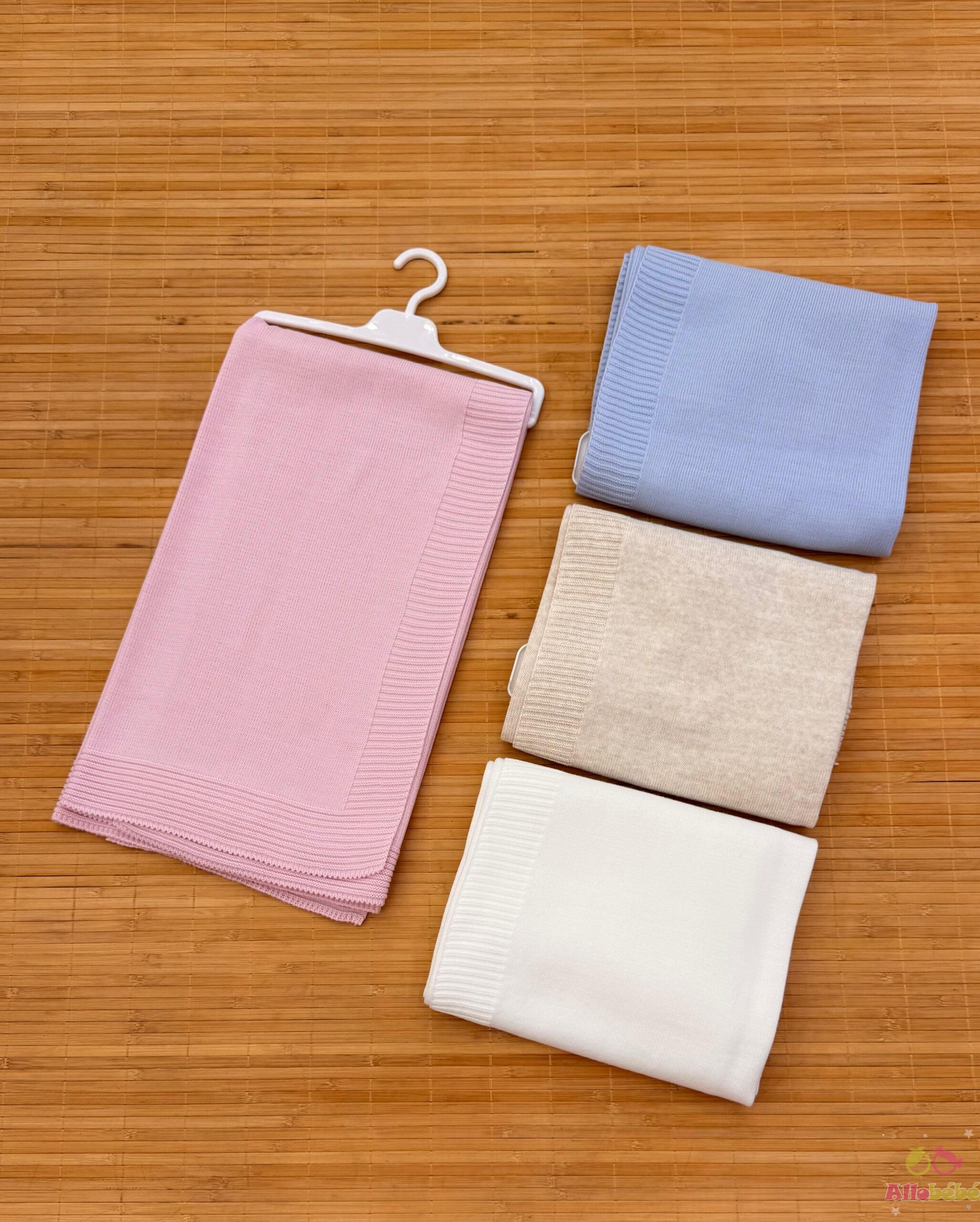 Couverture Bébé Tricot Premium - Douceur et Chaleur