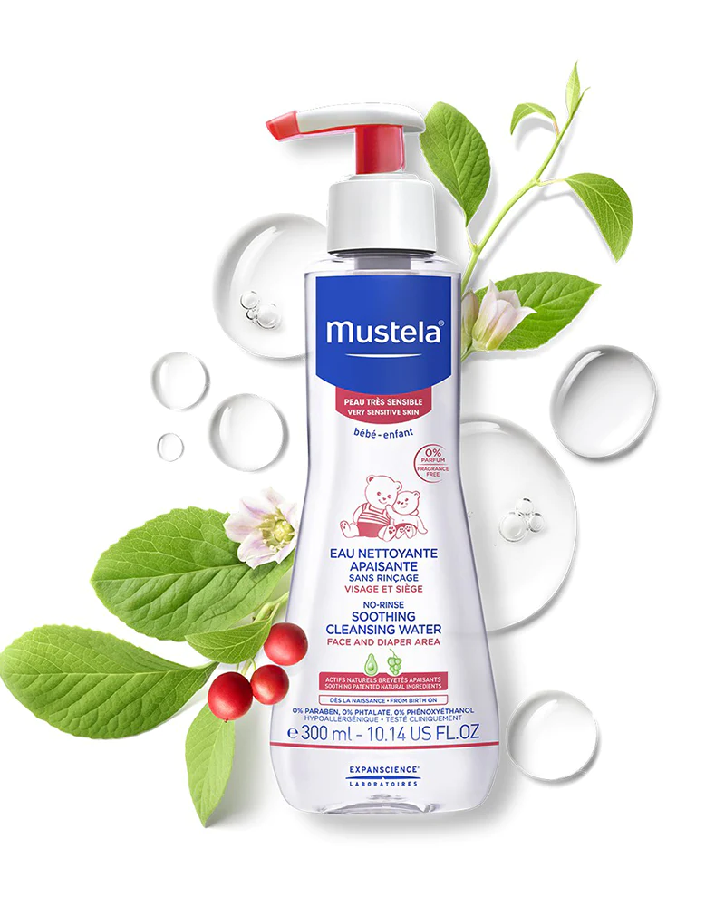 Mustela - Eau nettoyante apaisante sans rinçage - Allobebe Maroc