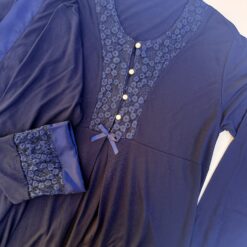 Ensemble Pyjama 2 Pièces Maman XXL : Grossesse & Allaitement en Coton