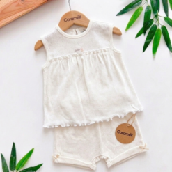 Ensemble Caramell short t-shirt - Un été tout en douceur