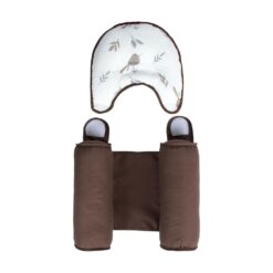 Pad coussin + 2 cales bébé motif Marron Oiseau- Sevi