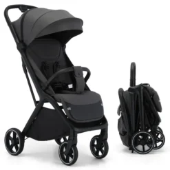 poussette kidilo compcte solide aluminum noir