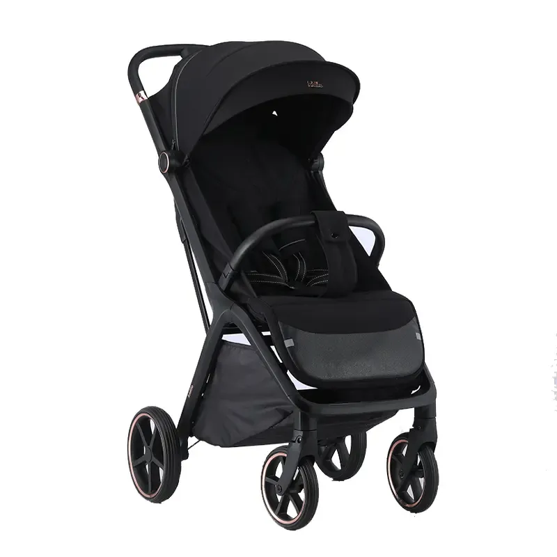 poussette kidilo compcte solide aluminum noir