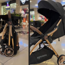 Poussette autopliante Gold/Black - Popypapa