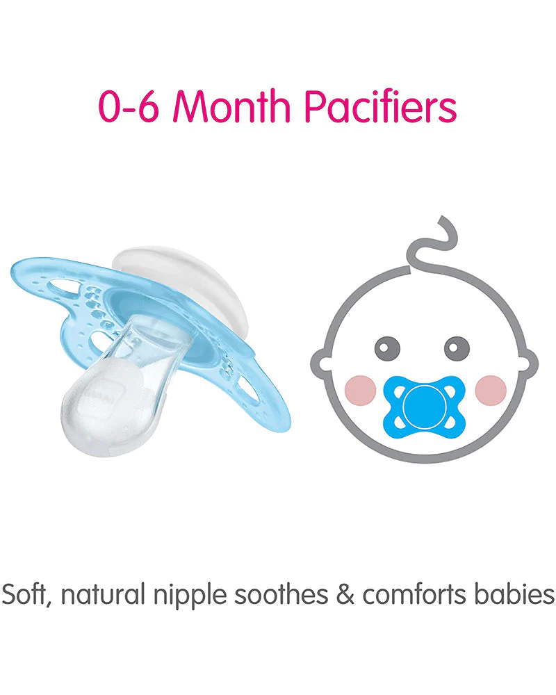 Sucette Perfect + attache-sucette silicone Colors of nature 6 mois et + Mam  - accessoires bébé