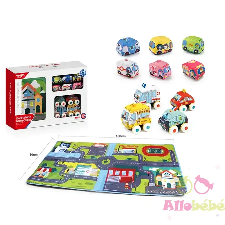 Destockage : Coffret Tapis Circuit + voiturettes – Huanger