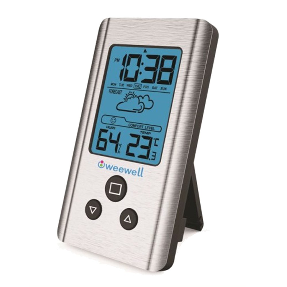 Horloge et calendrier à thermomètre hygro avec température