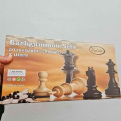 Coffret de jeu 3en1 - Echecs, Dames, Backgammon - sulida