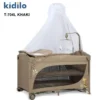 Lit parc cododo portable Kidilo pliable léger – moustiquaire mobile musical table langer beige