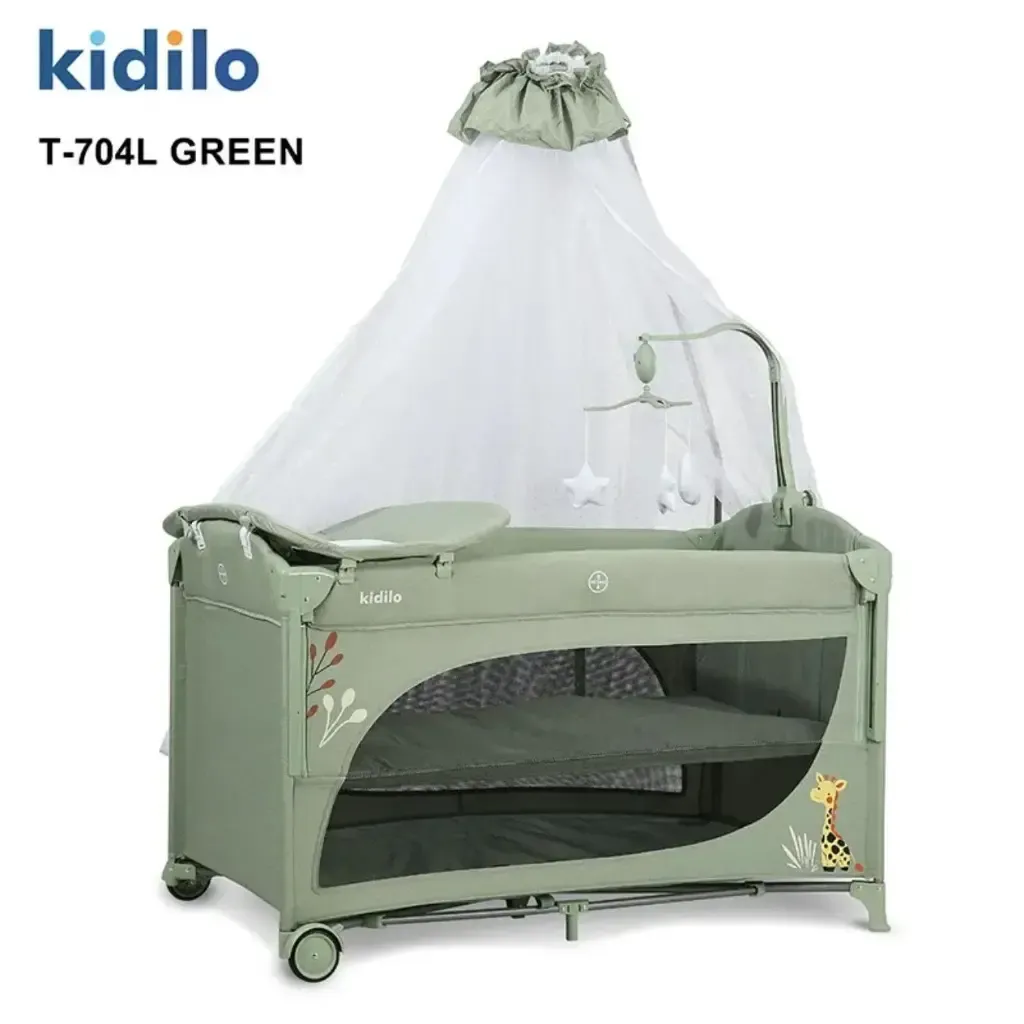 Lit parc cododo Kidilo T-704L disponible chez Allobebe Maroc