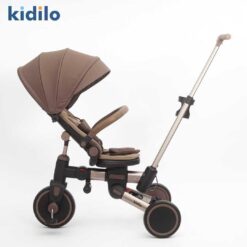 Kidilo 3125 tricycle dès 1 an – pousseur parental amovible pédalier ceinture sécurité