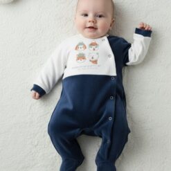 Grenouillère Bébé en Velours Doux - Chaleur et Confort Absolu