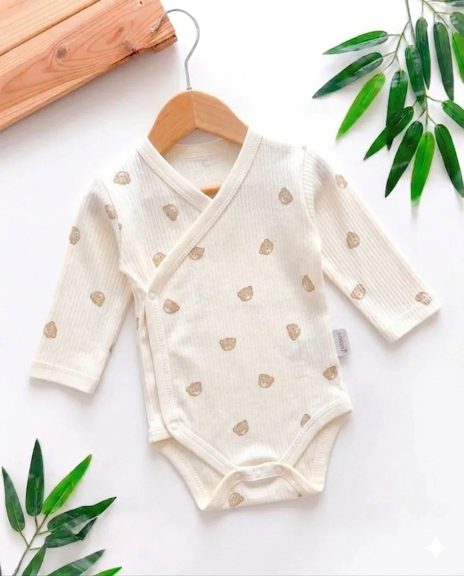 body bébé naissance croisé 100%