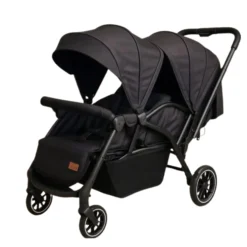 La poussette double Kidilo noir