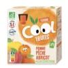 Vitabio Cool – Gourdes Fruits Pomme Pêche Abricot (4 × 90 g)